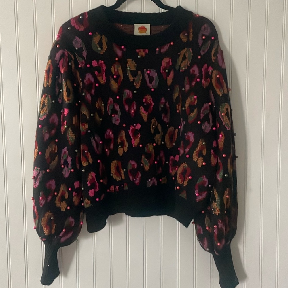 FARM sweater beautiful and perfect sz L